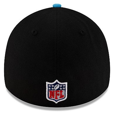 Men's New Era Black/Blue Carolina Panthers 2025 NFL Draft 39THIRTY Flex Hat