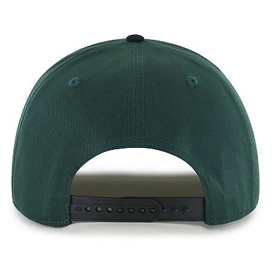 Men's '47 Hunter Green/Black Milwaukee Bucks Dropshadow Rope Hitch Adjustable Hat