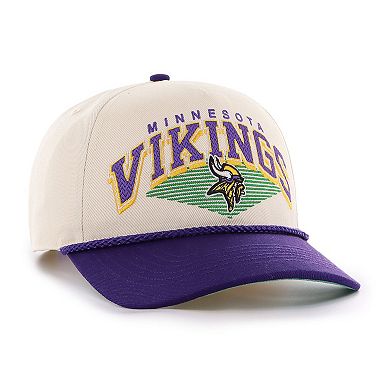 Men's '47 Cream Minnesota Vikings Pomona Rope Adjustable Hitch Hat