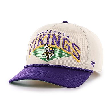 Men's '47 Cream Minnesota Vikings Pomona Rope Adjustable Hitch Hat