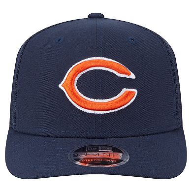 Men's New Era Navy Chicago Bears Main Trucker 9SEVENTY Stretch-Snap Hat