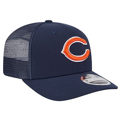 Men's New Era Navy Chicago Bears Main Trucker 9SEVENTY Stretch-Snap Hat
