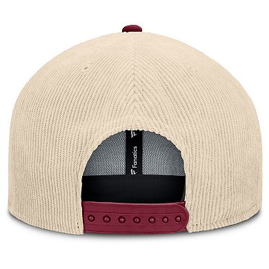 Men's Fanatics Cream Colorado Rapids Tempo Corduroy Snapback Hat