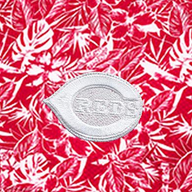 Men's Antigua Red Cincinnati Reds Resort Button-Up Shirt