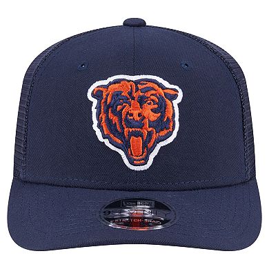 Men's New Era Navy Chicago Bears Main Trucker 9SEVENTY Stretch-Snap Hat