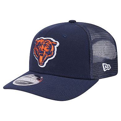 Men's New Era Navy Chicago Bears Main Trucker 9SEVENTY Stretch-Snap Hat