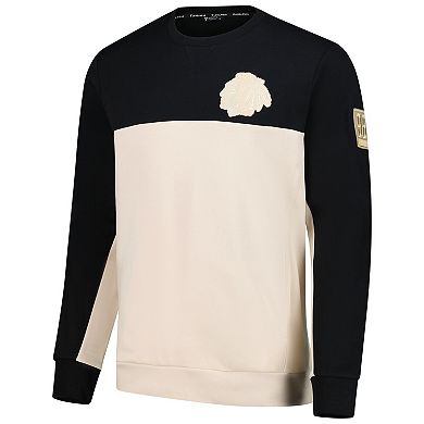 Men's Levelwear Connor Bedard Black Chicago Blackhawks Legacy Name & Number Pullover Hoodie