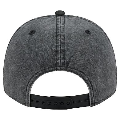 Men's New Era Black Inter Miami CF Washed 9FIFTY A-Frame Adjustable Hat