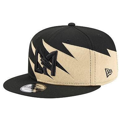 Men's New Era Black/Tan LAFC Jagged 9FIFTY Snapback Hat