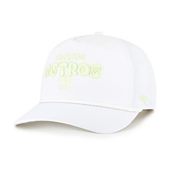 Women's '47 White Houston Astros Bright Side Adjustable Hitch Hat