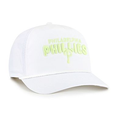 Women's '47 White Philadelphia Phillies Bright Side Adjustable Hitch Hat