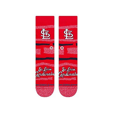 Unisex��Stance St. Louis Cardinals Squeeze Tri-Blend Knit Crew Socks