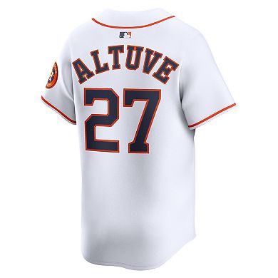 Men's Nike Jose Altuve White Houston Astros Home Limited Player Jersey