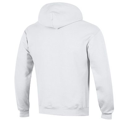 Men's Champion White Texas Longhorns Arch Over Logo Pullover Hoodie