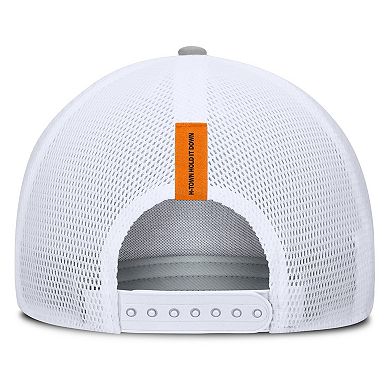 Men's Fanatics Heather Gray Houston Dynamo FC Low Block Trucker Adjustable Hat