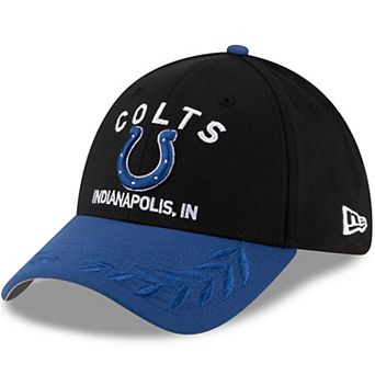 Men's New Era Black/Royal Indianapolis Colts 2025 NFL Draft 39THIRTY Flex Hat