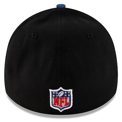 Men's New Era Black/Royal Indianapolis Colts 2025 NFL Draft 39THIRTY Flex Hat