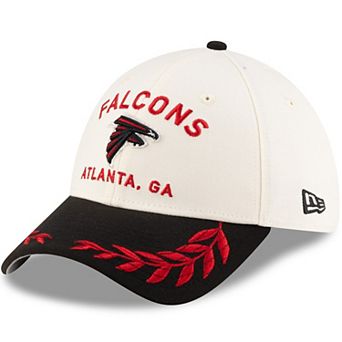 Men's New Era Cream/Black Atlanta Falcons 2025 NFL Draft 39THIRTY Flex Hat