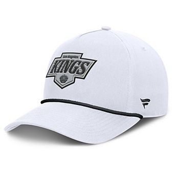 Men's Fanatics White Los Angeles Kings Rope A-Frame Adjustable Hat