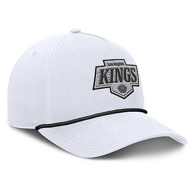 Men's Fanatics White Los Angeles Kings Rope A-Frame Adjustable Hat