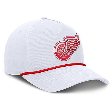 Men's Fanatics White Detroit Red Wings Rope A-Frame Adjustable Hat