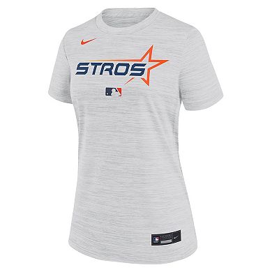 Women's Nike White Houston Astros 2025 City Connect Authentic Collection Velocity Performance T-Shirt