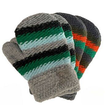 Sierra Socks 2-Pack Knit Mittens for Babies & Toddlers, Perfect Unisex Winter Gloves