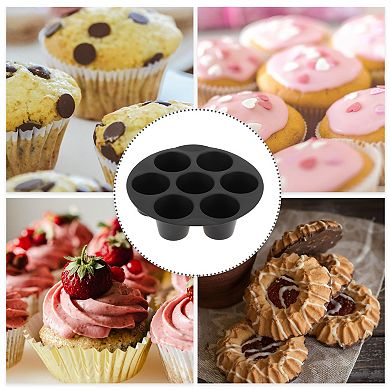 2 Pcs Silicone Cupcake Pan for Air Fryer Oven Instant Pot, 7 Cups Regular Silicone Cupcake Pan