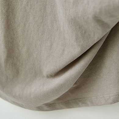 Women's Half Turtleneck Doll Sleeve T-Shirt Mock Neck Dolman Short Sleeve Top Loose Shirt