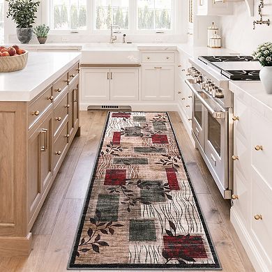 Garvee Machine Washable Non-Slip Stain Resistant Area Rugs for Living Room Bedroom