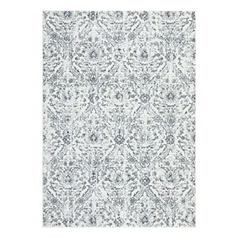 Garvee Machine Washable Non Slip Bordered Area Rugs Stain Resistant Non Shedding for Home