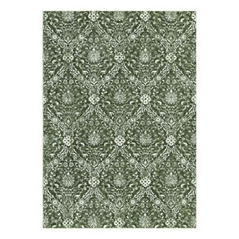 Garvee Machine Washable Non Slip Bordered Area Rugs Stain Resistant Non Shedding for Home