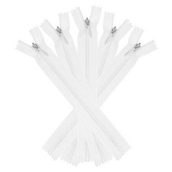Invisible Zippers, 5 pc 6inch Nylon Hidden Sewing Zippers for Sewing Garment Clothes Tailor