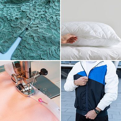 Invisible Zippers, 5pcs 6inch Nylon Hidden Sewing Zippers for Sewing Garment Clothes Tailor