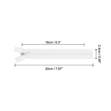 Invisible Zippers, 5pcs 6inch Nylon Hidden Sewing Zippers for Sewing Garment Clothes Tailor