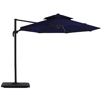 10ft Patio Cantilever Umbrella with Crank & Tilt(Base not Included)