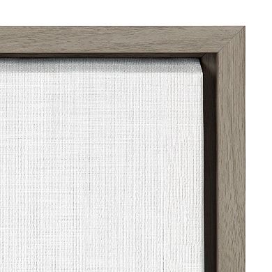 Sylvie Baby Giraffe Framed Canvas Wall Art by Simon Te Tai