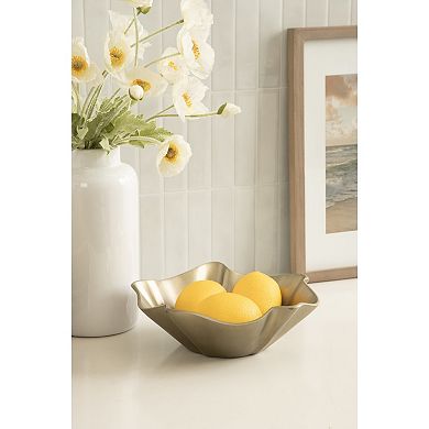 Flutte Metal Bowl 10" diameter