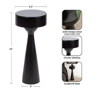 Solbrett Wood Drink Table 10x10x22