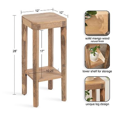 Talcott Square Drink Table 12x12x28