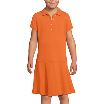 Girls 2-16 Lands' End School Uniform Short Sleeve Pleated Polo Dress