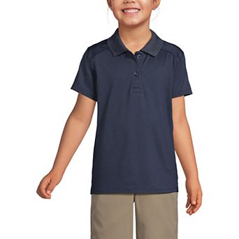 Girls 4-16 Lands' End Short Sleeve Polo Shirt