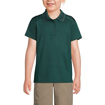 Girls 4-16 Lands' End Short Sleeve Polo Shirt