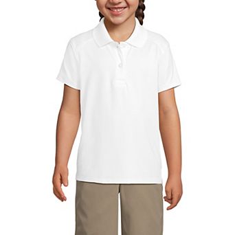 Girls 4-16 Lands' End Short Sleeve Polo Shirt