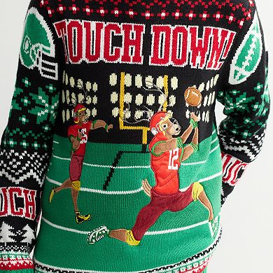 Boys 8-20 Long Sleeve Ugly Holiday Crewneck Pullover Sweater
