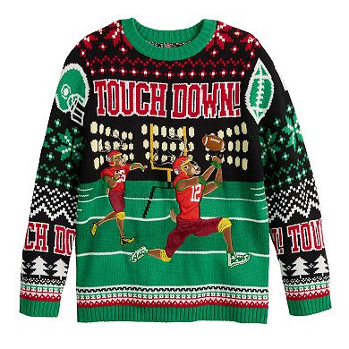 Boys 8-20 Long Sleeve Ugly Holiday Crewneck Pullover Sweater