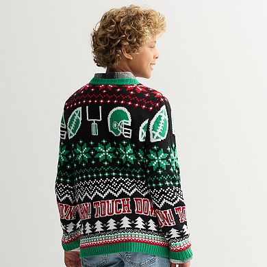 Boys 8-20 Long Sleeve Ugly Holiday Crewneck Pullover Sweater