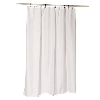 Nylon Shower Curtain Liner with Reinforced Header & Grommets