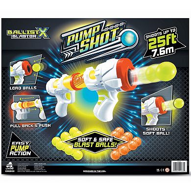 Lanard Toys Ballist-X Pump X-4 Blast Ball Blaster 2-piece Set