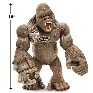Lanard Toys Primal Clash Cyber Gorilla 10" Articulated Action Figure